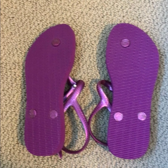 Girls Havianas size 3/4 new without tags purple - Picture 2 of 3
